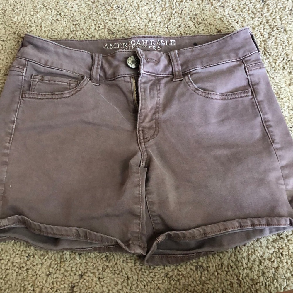 mauve shorts